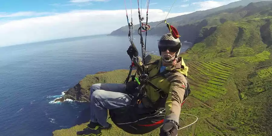 Parapente y Ala delta en La Palma